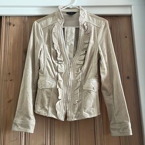 White House Black Market tan jacket.